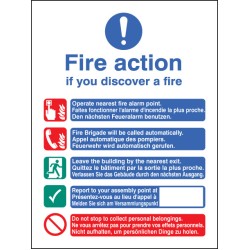 Fire Action - Call Brigade - No Lift (English, French, German)