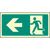 Intermediate Fire Exit Marker - Arrow Left