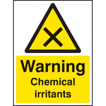 Warning - Chemical Irritants