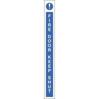 Fire Door Keep Shut - Door Edge Sign