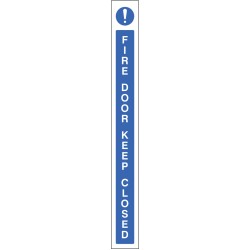Fire Door Keep Closed - Door Edge Sign