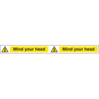 Mind Your Head - Self Adhesive Vinyl - 400 x 35mm