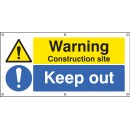 Warning - Construction Site - Keep Out