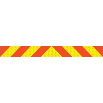 ECE70 Vehicle Marking Plate Chevron