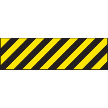 Hazard Marker (Left Hand) - Reflective Aluminium