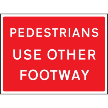 Pedestrians Use Other Footway - Class RA1 