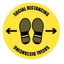 Social Distancing - 2m / No Distance - Floor Graphic