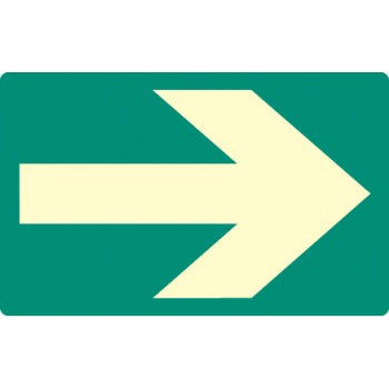 Rectangular - Photoluminescent Floor Marker