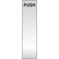 Push - Deluxe Engraved Door Plate