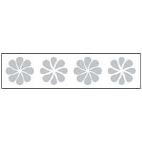 Glass Highlighting - Frosted Crystal Decals - Flower