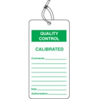 Quality Control Tag - Calibrated (Pack of 10)