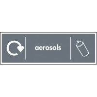 Aerosols - WRAP Recycling Sign