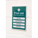 First Aiders Are (Space for 3) - Adapt-a-Sign